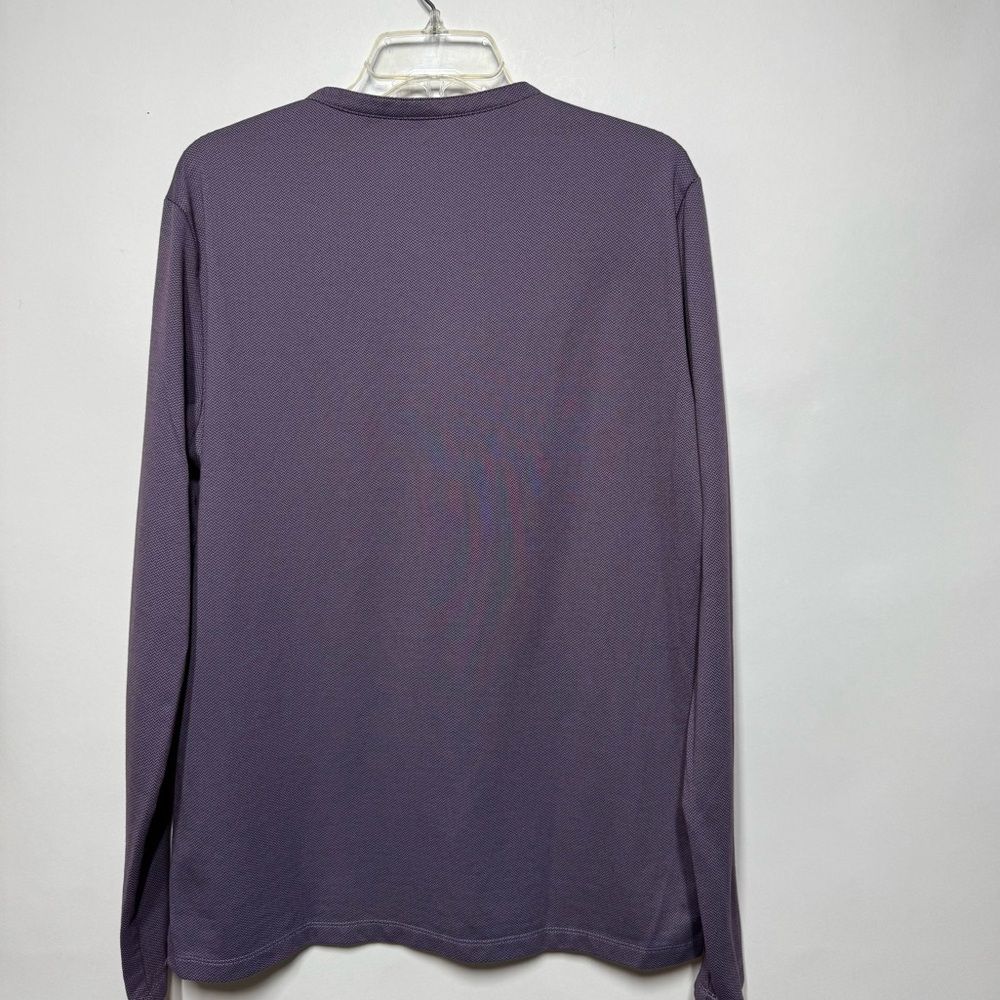 Robert Barakett Fernwood Long Sleeve Henley In Purple L Nwot — image 7 of 8